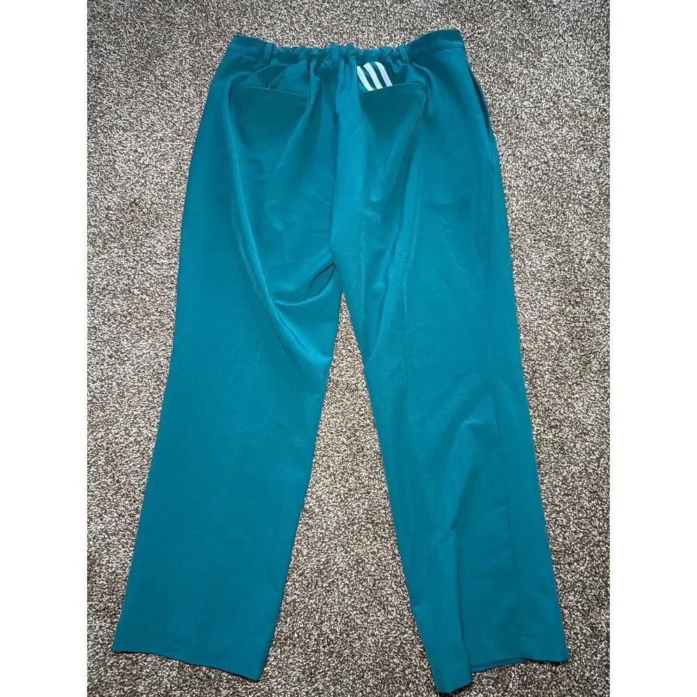 Adidas blue golf performance stretch waist pants mens 38/34 athletic‎ outdoor - Picture 5 of 9